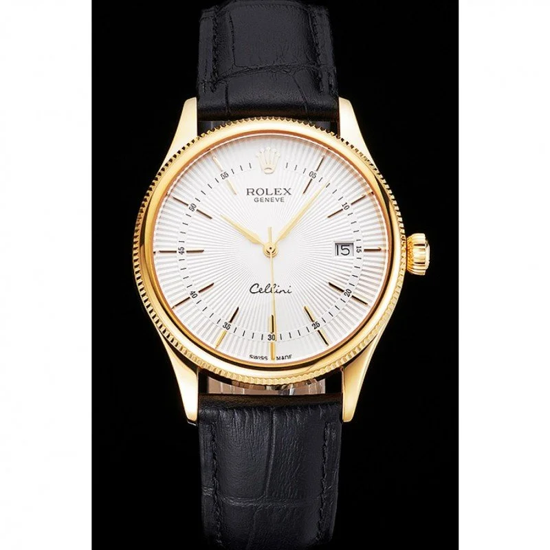 Superclone Rolex Cellini 38mm White Dial REP016791