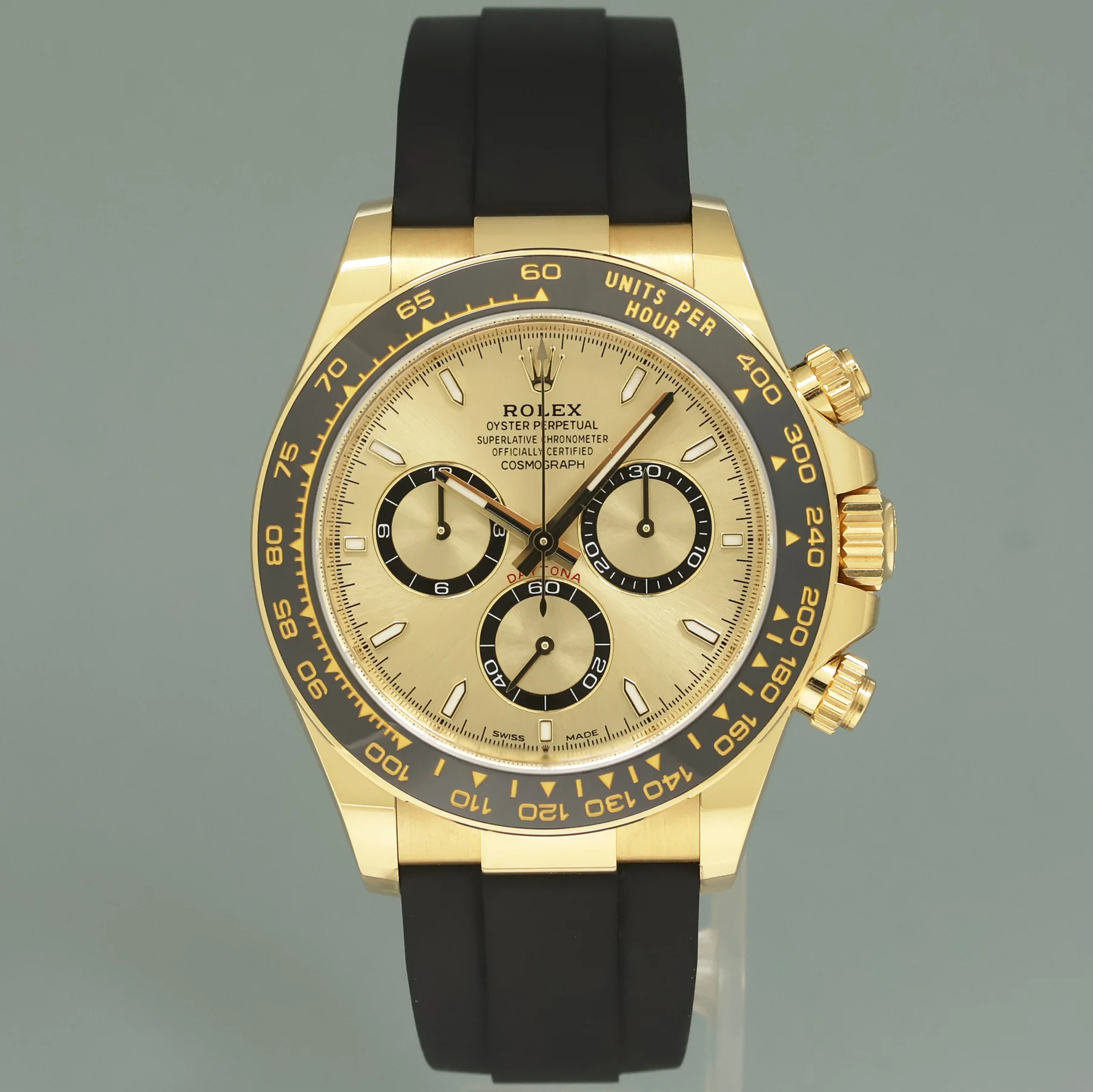 Superclone Rolex Daytona 40 mm Golden Dial 126518LN