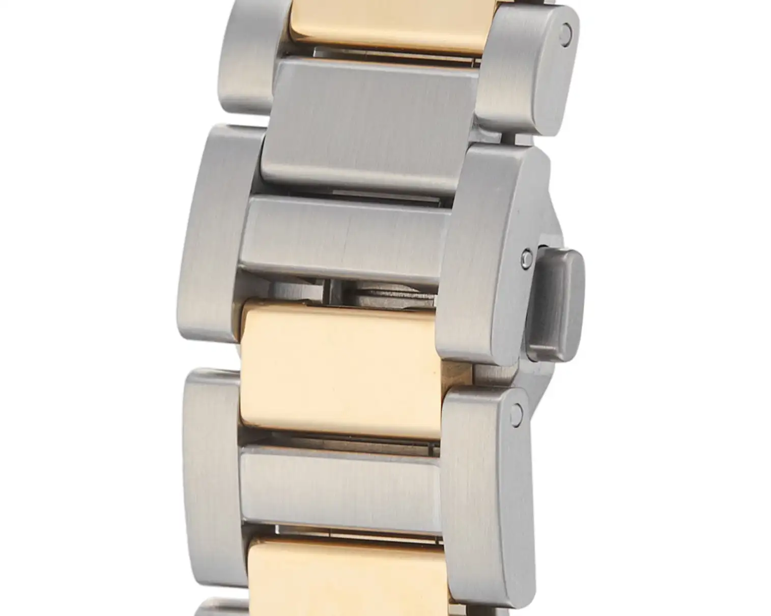 Cartier Pasha de Cartier Women Automatic Silver Stainless Steel   18ct Rose Gold Watch W2PA0008