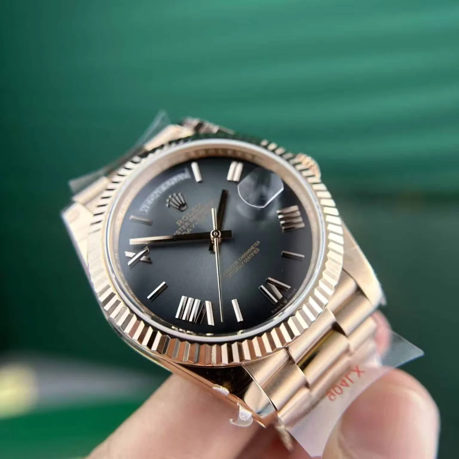 Superclone Rolex Day-Date 40 mm Slate Ombre Dial 228235