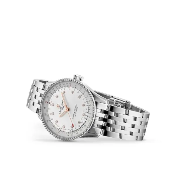 Breitling Navitimer Women Automatic Mother of Pearl Stainless Steel Watch A17395211A1A1