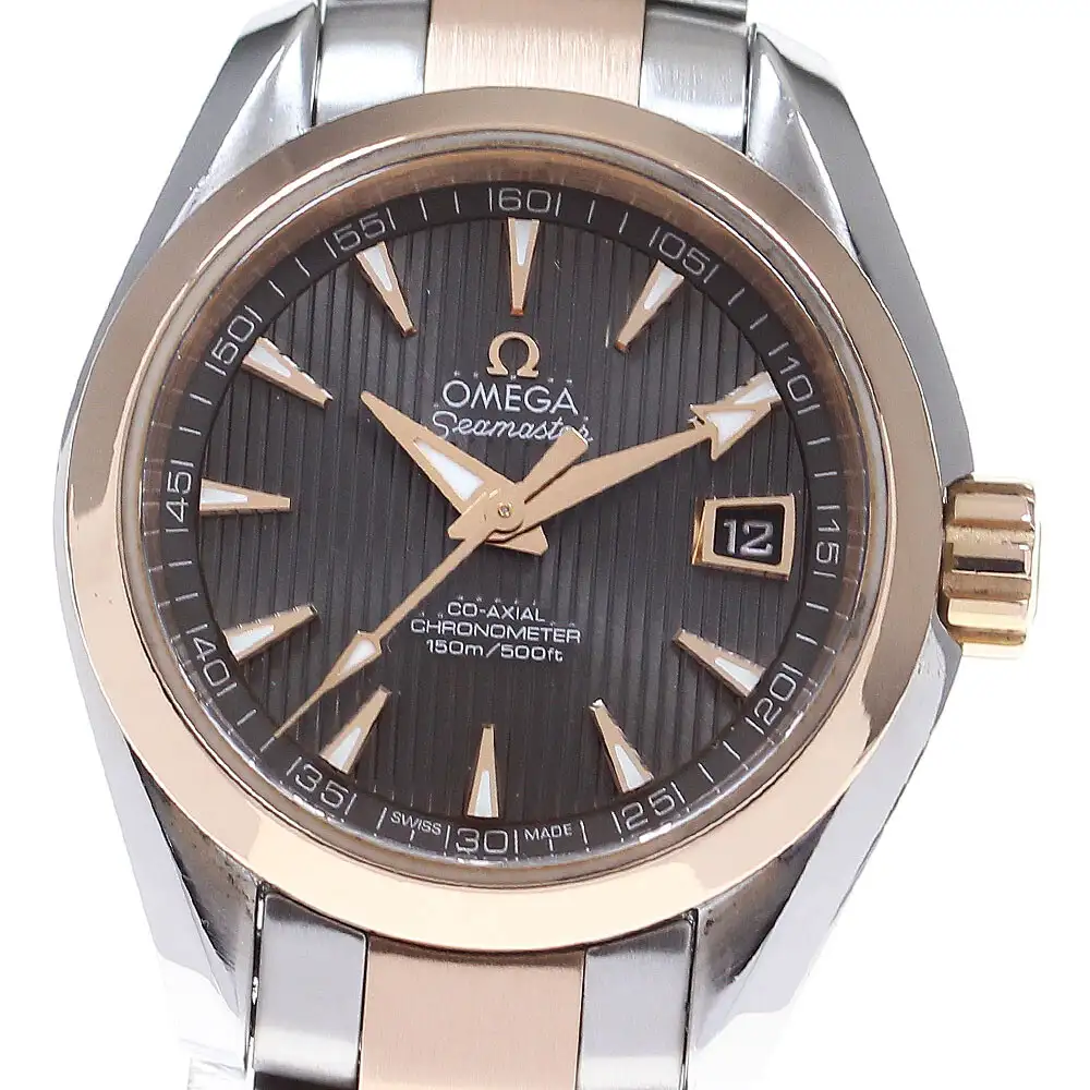 Omega Seamaster Aqua Terra Men Automatic Brown Bicoloured Watch O22020412106001