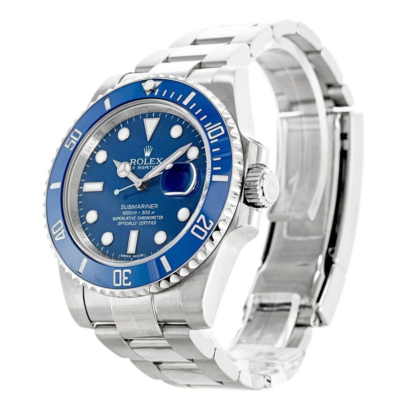 Rolex Submariner 40mm Blue Dial 116619LB  Smurf
