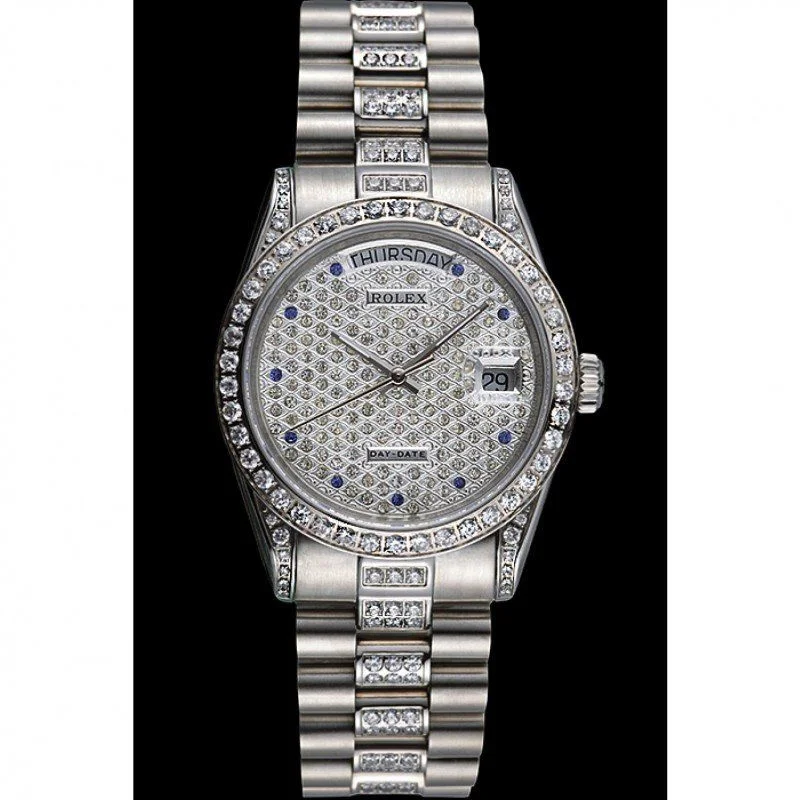 Superclone Rolex Day-Date 37mm Diamond Dial 621612