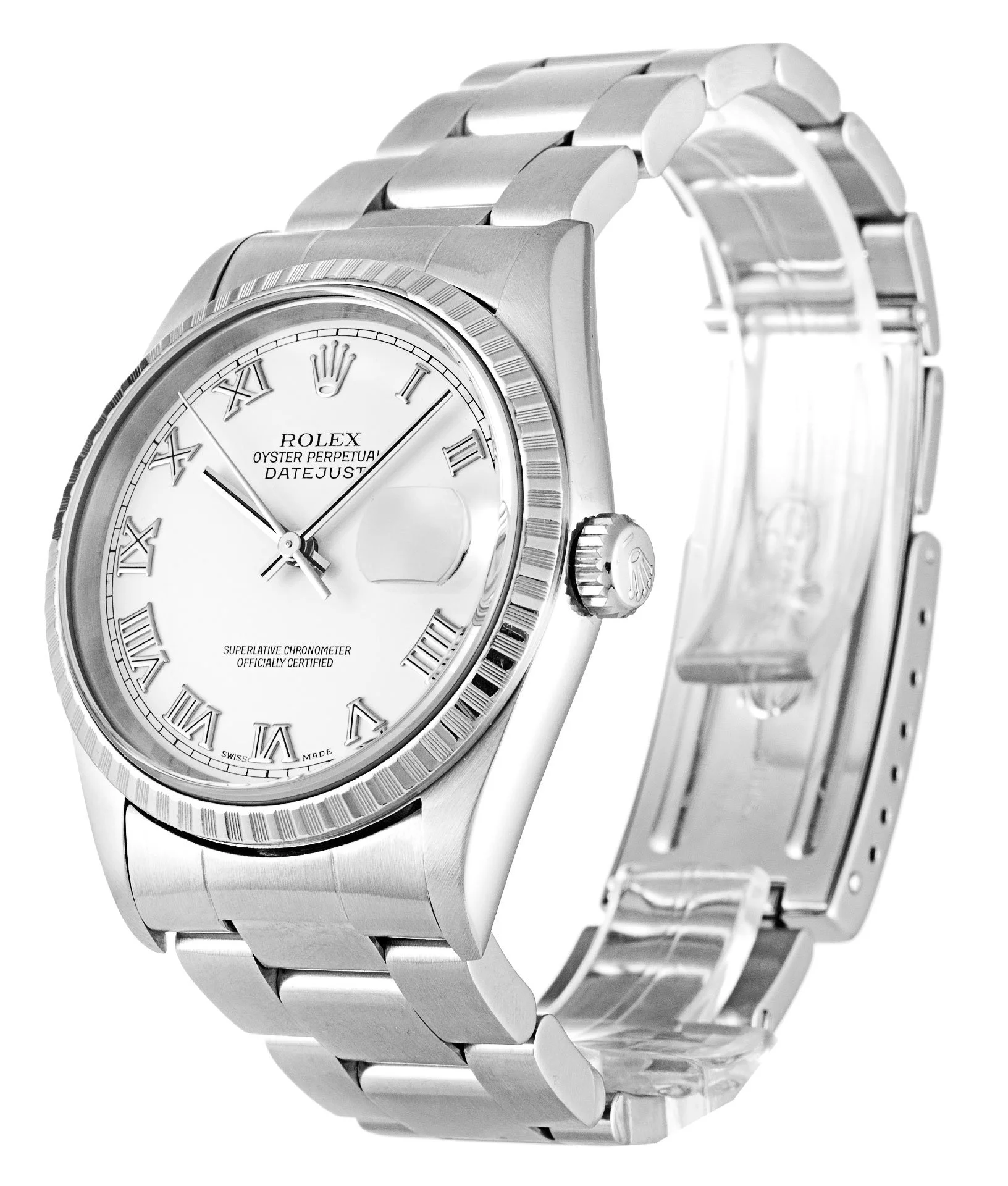 Rolex Datejust 36mm White Dial 16220