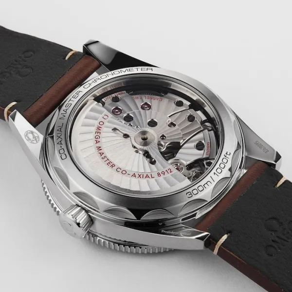 Omega Seamaster Men Automatic Black Calf Watch O23432412101001