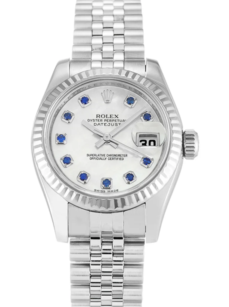 Rolex Lady-Datejust 26mm Mother Of Pearl   White Dial 179174