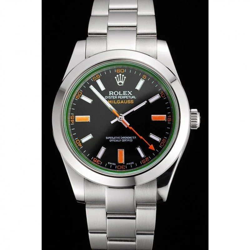 Superclone Rolex Milgauss 41mm Black Dial REP016836