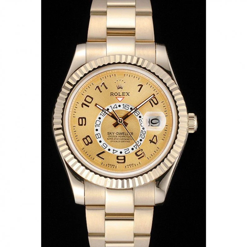 Rolex Sky-Dweller 41mm Gold Dial 80243