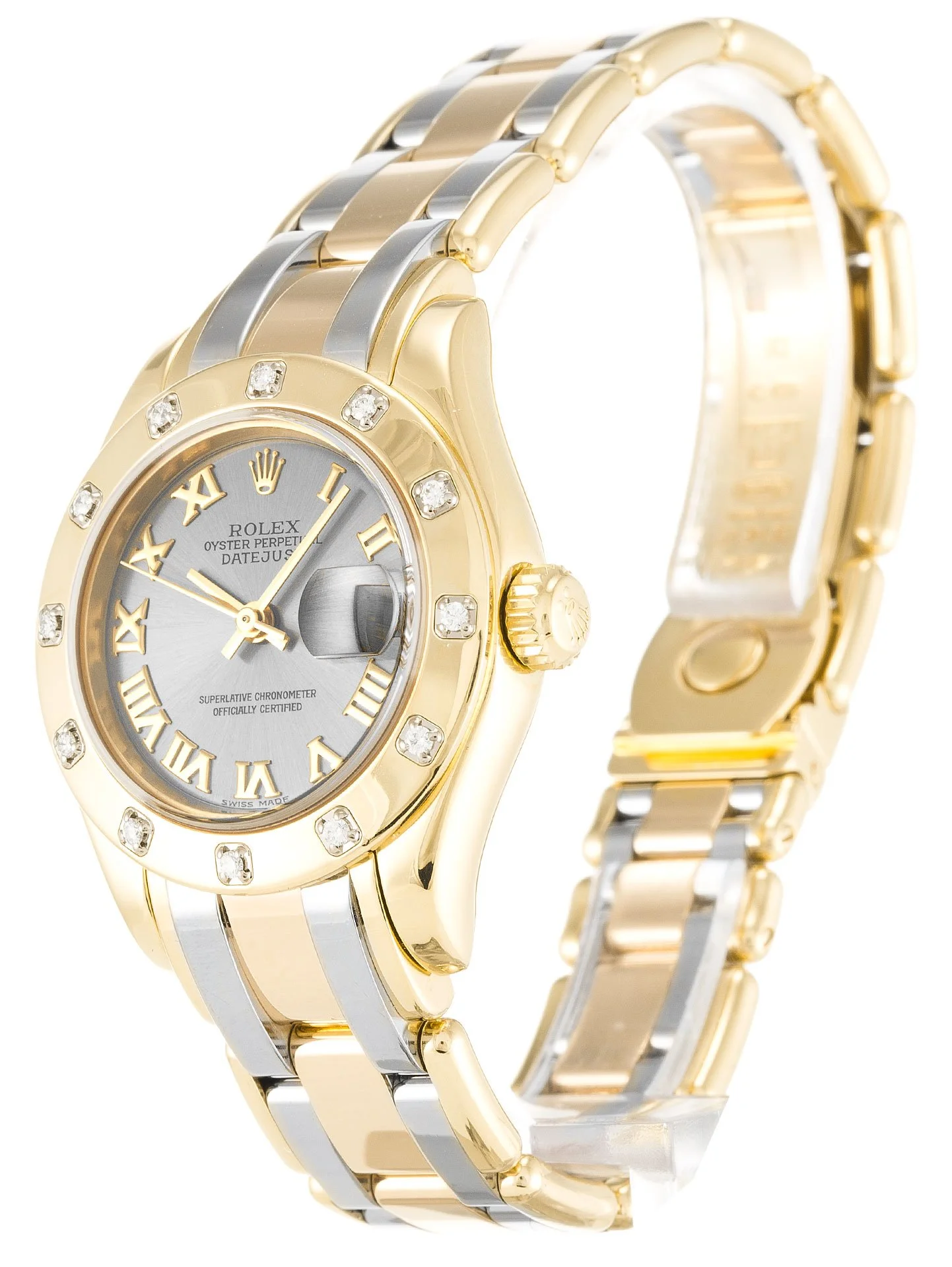 Rolex Pearlmaster 28mm Rhodium Dial 80318