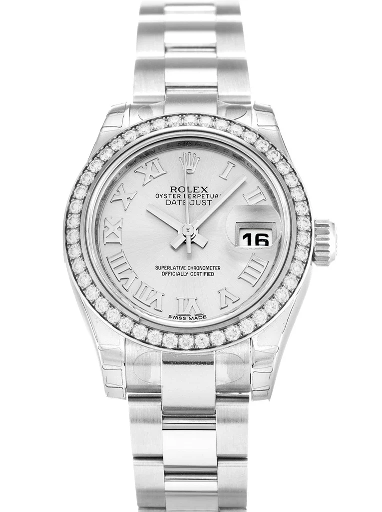 Rolex Lady-Datejust 26mm Silver Dial 179384