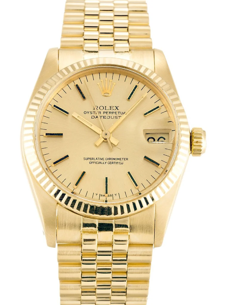 Rolex Datejust Mid-Size 30mm Champagne Dial 6827