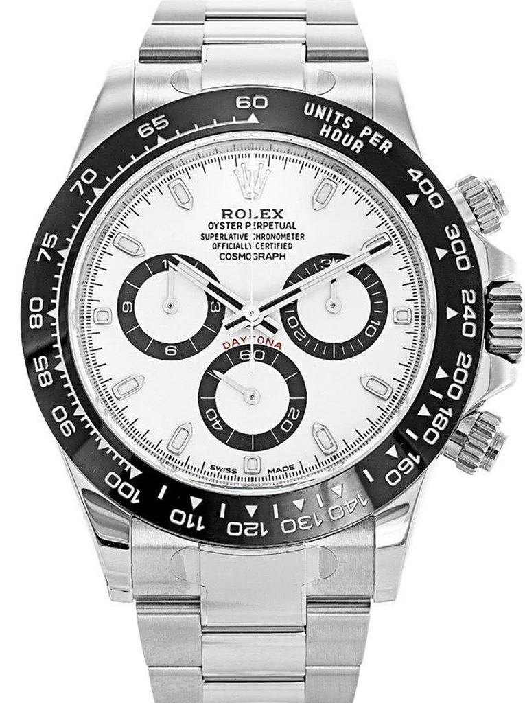 Superclone Rolex Daytona  Panda  40mm White Dial 116500LN