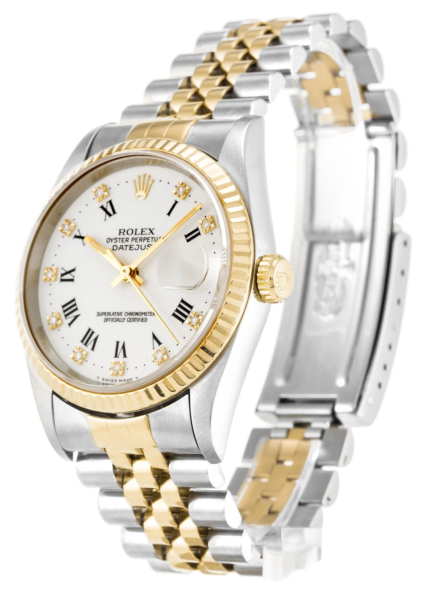 Rolex Datejust 36mm White Dial 16233