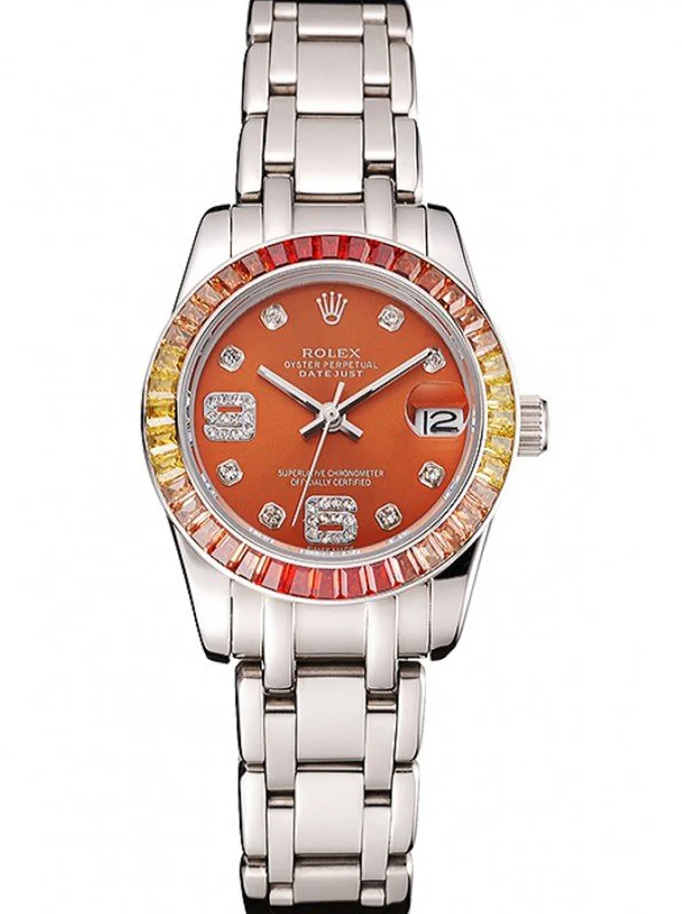Rolex Datejust 33mm Orange Dial REP016821